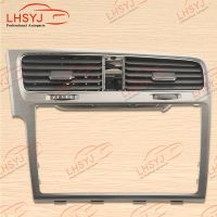 Car Central Panel Console Vents Dash Louver Air Conditioner Vent Outlet For VW Golf 7 7.5 MK7 5G1819728 With 8/9.2 Radio Panel