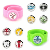 【cw】 Shell Crown Kids Adjustable Bangle Essential Oil Diffuser Bracelet Men Women Silicone Bracelets 10Pads ！