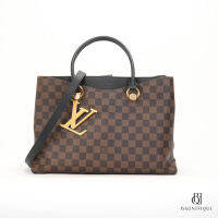 Louis Vuitton RIVERSIDE 35 BROWN DAMIER EBENE CANVAS GHW