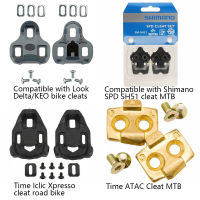 เข้ากันได้กับ Look Delta /Keo Shimano SPD SH51 Time ATAC Time Iclic Xpresso Cleats จักรยานเสือหมอบ MTB