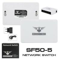 NETWORK SWITCH  HUB 10/100 COMMANDO SF50-5