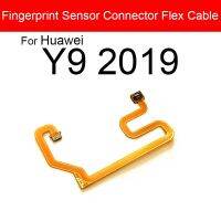 เครื่องสแกนลายนิ้วมือเซ็นเซอร์ระบบสัมผัส ID สำหรับ Huawei Y6 Y7 Y9 Prime 2017 2018 2019บ้านเซ็นเซอร์เฟล็กซ์สายแพชิ้นส่วนซ่อมแซมอะไหล่ LHG3762