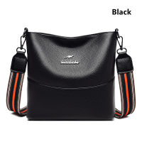 Fashion Womens Broadband Design Shoulder Bags Simplicity Messenger Bag  New High Quality Pu Leather Women Travel Handbag