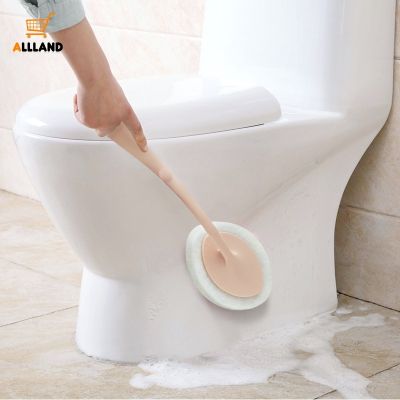 Detachable Long Handle Sponge Cleaning Brush / Bathroom Kitchen Sink Bathtub Toilet Decontamination Washing Brush