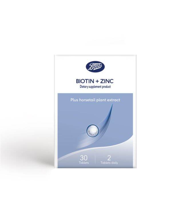 Boots Biotin + Zinc (Dietary Supplement Product) บู๊ทส์ ไบโอติน พลัส