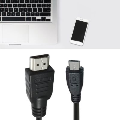 Micro USB ke Kabel HDMI micro USB 5P ke HDMI Male 1080P Telepon ke TV Mirroring Kabel Proyeksi untuk Tablet Baru Dropship