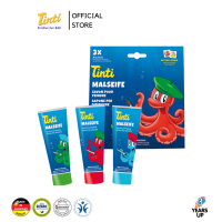 TINTI® สบู่สีเด็ก ระบายหน้าและตัว แพ็ค 3 (3x70 ml.) ไร้สารเคมี ล้างออกง่าย ผลิตที่เยอรมนี Painting Soaps Pack 3 ครีมอาบน้ำเด็ก ของเล่นเด็ก baby kid soap toys