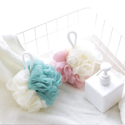 ลูกอาบน้ำ ถูอาบน้ำลูกดอกไม้ ใช้ง่ายฟองเยอะ  อุปกรณ์อาบน้ำ ขนาดใหญ่