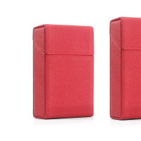 Leather Ciggarett Box 20 Coarse Cigrette Case Holder Smke Storage Container Travel Accessories