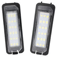 2x Universal 12V 18 LED Car License Number Plate Lights Tail Lamp Bulbs for VW GOLF 4 5 6 GTI Passat B6 Lupo Scirocco Polo