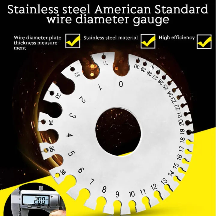 Wire Gauge Stainless Steel DualSided Round Metal Sheet Welding