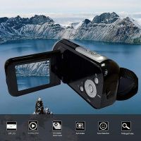 Black Portable HD 720P Digital Video Camera 16x Digital Zoom Mini DV Camera Camcorders Recorder Home Outdoor Traveling Use