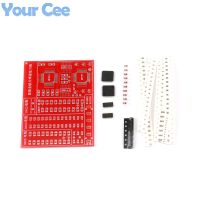 2 pcs SMD SMT Components Welding Practice Board Soldering Skill Training Beginner DIY Kit Electronic Component Design