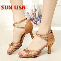 Hot SUN LISA Women S Lady S Girl S Dancing Shoes With High Heels Salsa Tango Ballroom Latin Dance Shoes