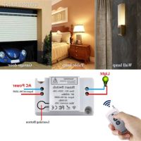 ✳ Wireless Smart Switch RF 433Mhz Wall Panel Switch 220V Remote Control Wiring-free Panel Lighting Control Relay Receiver