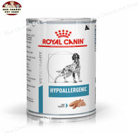 สุดปัง ส่งฟรี ? Royal Canin Dog Hypoallergenic Can อาหารเปียกสำหรับสุนัขที่มีภาวะภูมิแพ้ผิวหนังที่เกิดจากอาหาร 400g จำนวน 1 กระป๋อง   ✨