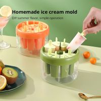 Silicone Ice Cream Mold DIY Chocolate Dessert Popsicle Moulds Tray Ice Cube Maker Homemade Tools Summer Party Supplies