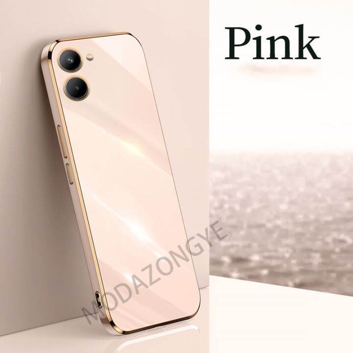 สำหรับ-realme-c33-case-soft-silikon-tpu-electroplating-กันกระแทกฝาครอบ-realme-c33ปลอก