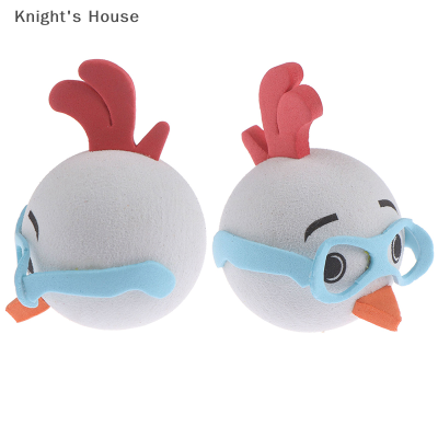 Knights House 1ชิ้นแว่นตาน่ารักรูปไก่เสาอากาศปากกาท็อปเปอร์ลูกบอล EVA อากาศของขวัญตกแต่งของเล่น