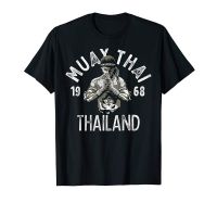 Muay Thai Thailand Vintage Tiger Fighter Training Gift T-Shirt