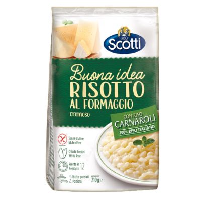 🔖New Arrival🔖 ริโซ สกอตตี้ ข้าวริซอตโต้ ผสมพาร์เมซานชีส 210 กรัม - Risotto Creamy Cheese Parmigiana 210g Riso Scotti brand from Italy 🔖