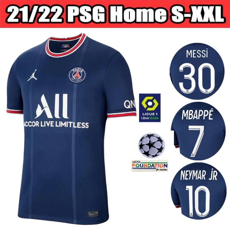 PSG 2021-2022 Away Shirt (Kids) (MESSI 30)