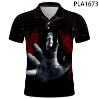 【high quality】  2020 New Summer the Grudge 3d Printed Polo Shirts Fashion Ropa De Hombre Short Sleeve Cool Men Camisas Ropa Polo Homme size：s-6xl