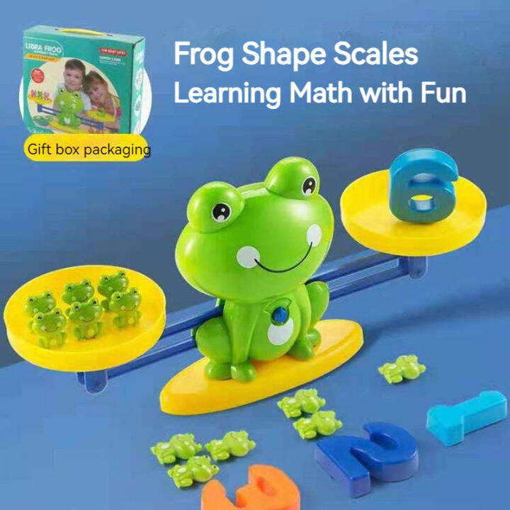 Balancing Scale Math Game Early Learning Weight Montessori Board Game
