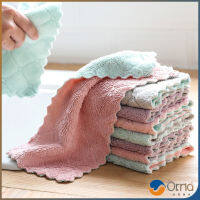 Orna ผ้าอเนกประสงค์  ผ้าเช็ดจาน ผ้าไมโครไฟเบอร์ Clean Cloths มีสินค้าพร้อมส่ง