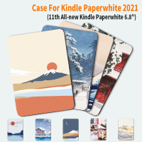 Kindle Cover 2021ใหม่ Magnetic Smart Case สำหรับ Amazon Kindle Paperwhite 5 11th Generation 6.8นิ้ว Signature Edition ฝาครอบ Funda สำหรับ M2L3EK