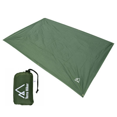 Camping Sunshade Tarp Waterproof UV Resistant Oxford Cloth Tent Backpacking Outdoor Camping Hammock Rain Fly Beach Sun Shelter
