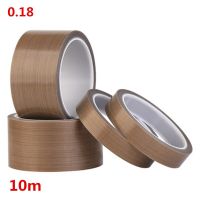 0.18mm 300 Degree High Temperature Resistance Adhesive Tape Cloth Heat Insulation Sealing Machine PTFE Tape Adhesives Tape