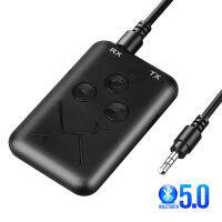 In Stock! Bluetooth-compatible Receiver Transmitter 2-in-1 Stereo Wireless Auxiliary Audio Receiver 3.5mm Jack RCA Adapter