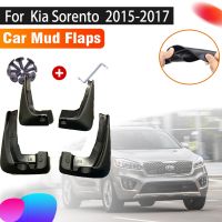 4 PCS Car Mud Flaps For Kia Sorento 2016 Accessories UM 2015 2017 MK3 Car Splash Guard Front Rear Mudguards Accessories Mudflaps