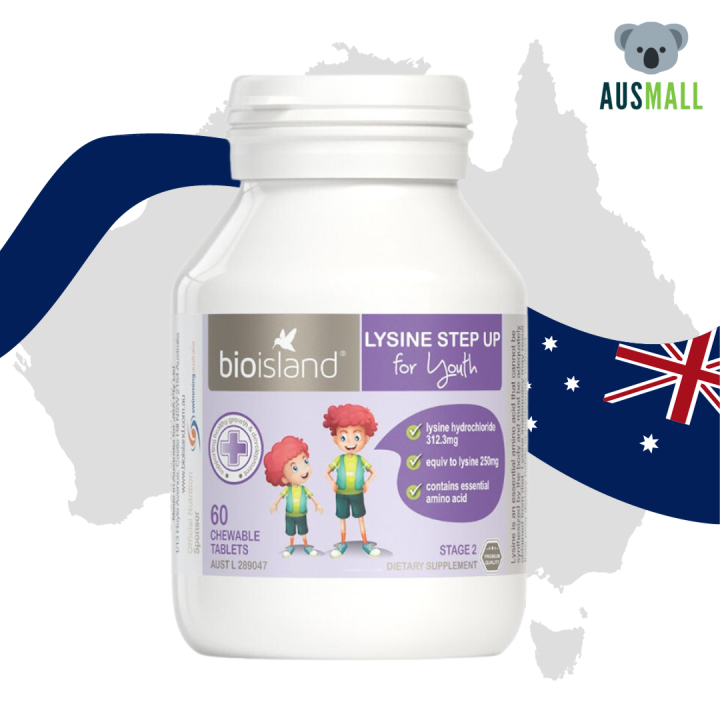 BIO ISLAND Australia DHA for Pregnancy Kids / COD Liver / Lysine Starter Step Up / Milk Calcium