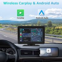 Wireless Carplay Android Auto 7 Inch Screen Radio Front Backup Camera Bluetooth WIFI FM for Apple IPhone