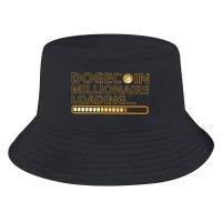 Dogcoin Topi Bucket เศรษฐีหญิง2คนเสื้อยืดคุณภาพสูง2023แขนลำลองขาสั้น