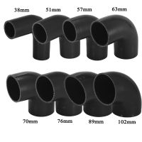 Uxcell 90 Degree Elbow Hose Silicone Tubing Hose 38 51 57 63 70 76 89 102MM Connector Intercooler Tube for Air Turbo Intake