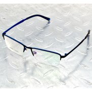 Rectangle Titanium Alloy Simple Business Style Men Blue Color Optical