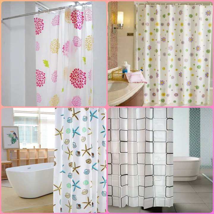 *KHS* 180 x 180cm Bathroom Waterproof Non-transparent Shower Curtain ...
