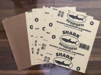 กระดาษทรายขัดไม้ ตรา Shark (ปลาฉลาม)(1ชุด5แผ่น)