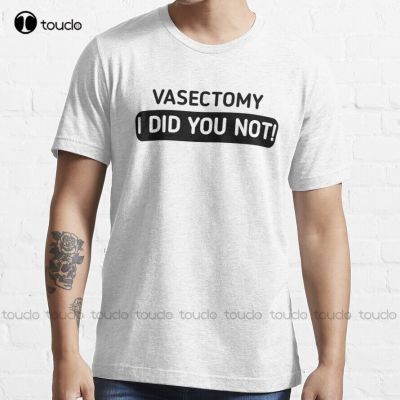 Vasectomy Meme Sticker Trending T-Shirt Big Size T&nbsp;Shirt High Quality Cute Elegant Lovely Kawaii Cartoon Sweet Cotton Tee Shirts