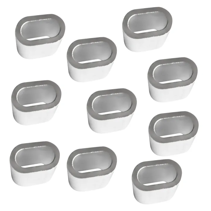 PATIKIL Aluminium Crimping Loop Sleeves - 200 Stück, 1.8mm Für Drahtseile & Rigging