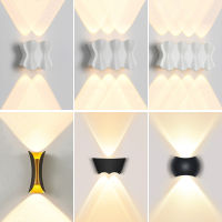 LED Indoor Wall Light Aluminum Lighting Fixtures Mordern Decorate Wall Sconce for Living Room Outdoor Waterproof IP65 Wall Lamps