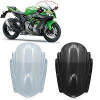 พร้อมเสียง♘เปลี่ยนรูปแบบสำหรับรถจักรยานยนต์นินจา ZX-10R ZX-10RR 10R ZX 10RR 2021 2022กระจกหน้ารถกระจกบังลมหน้าฟองน้ำสองชั้น Zx10rr Zx10r