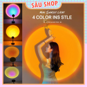 Đèn Led Chiếu Sáng Hoàng Hôn, Cầu Vồng, Mặt Trời - Siêu Hot TikTok (4 màu tiện dụng)