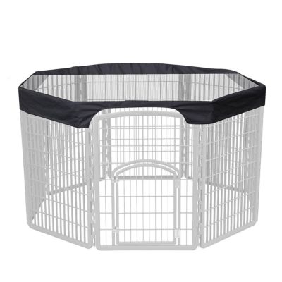 Dog Playpen Cover Pet Playpens ฝาครอบป้องกันสำหรับ Sun Waterproof Cover With UV Protection For Dog Playpens 210D Fabri