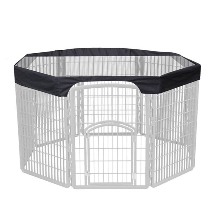 dog-playpen-cover-pet-playpens-ฝาครอบป้องกันสำหรับ-sun-waterproof-cover-with-uv-protection-for-dog-playpens-210d-fabri