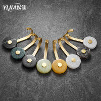 ss perforation-free glue golden marble bedroom coat hanger wall decoration Bag storage brushed gold luxury coat hook