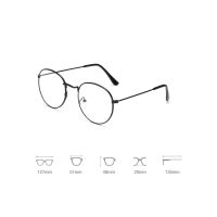 Black Silver Gold Eye Glass Oval Metal Reading Glasses Clear Men Women Presbyopic Glasses Optical Spectacle Eyewear Designer Woman Glasses Optical Frames Metal Round Glasses Frame Clear Eyeware